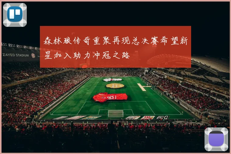 森林狼传奇重聚再现总决赛希望新星加入助力冲冠之路