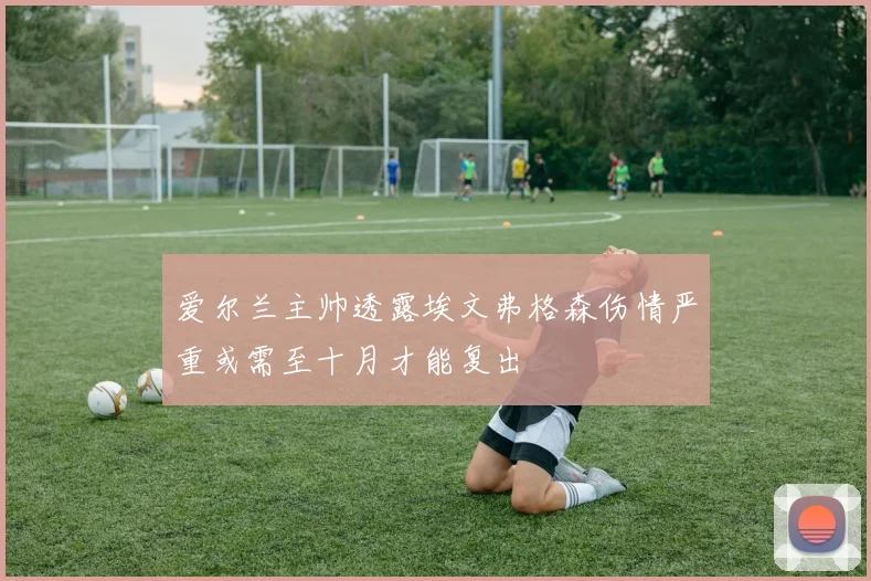爱尔兰主帅透露埃文弗格森伤情严重或需至十月才能复出
